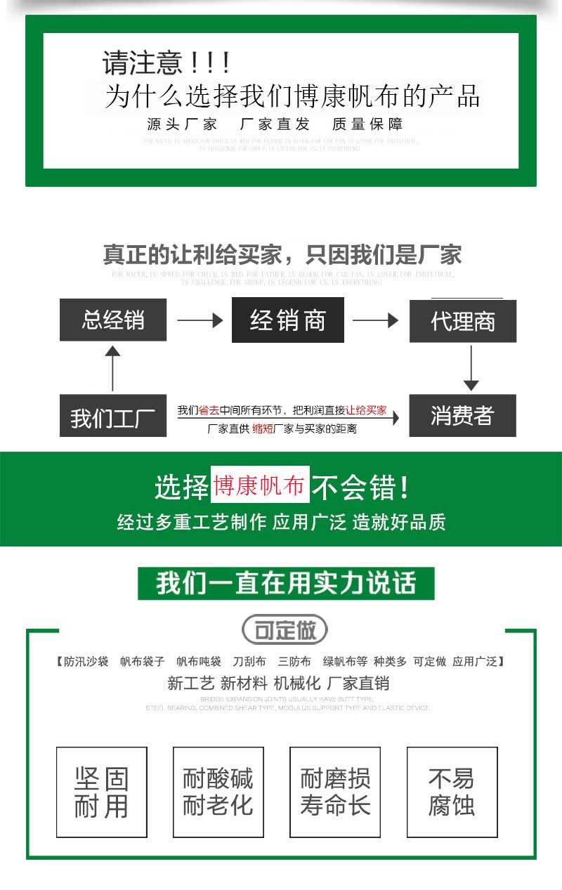 为什么选择博康帆布